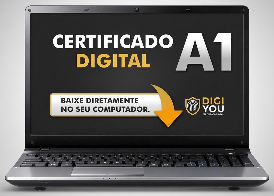 Certificado A1 sendo baixado direto no computador